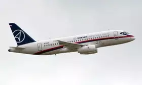 Sukhoi Superjet 100 passenger plane, on test flight, crashes outside Moscow (Lead)