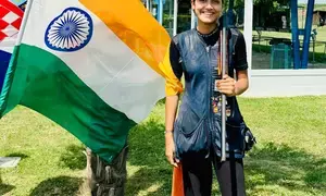 Shooting: Sabeera Haris wins bronze in the Junior World Cup in Italy