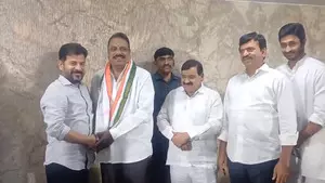Another BRS MLA joins Congress in Telangana (Lead)