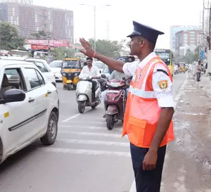 Traffic marshals to ease traffic congestion in Cyberabad