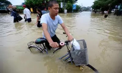 Floods force closure of schools in central Myanmar