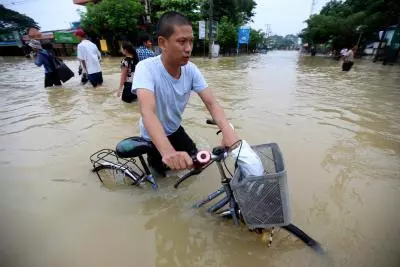 Floods force closure of schools in central Myanmar