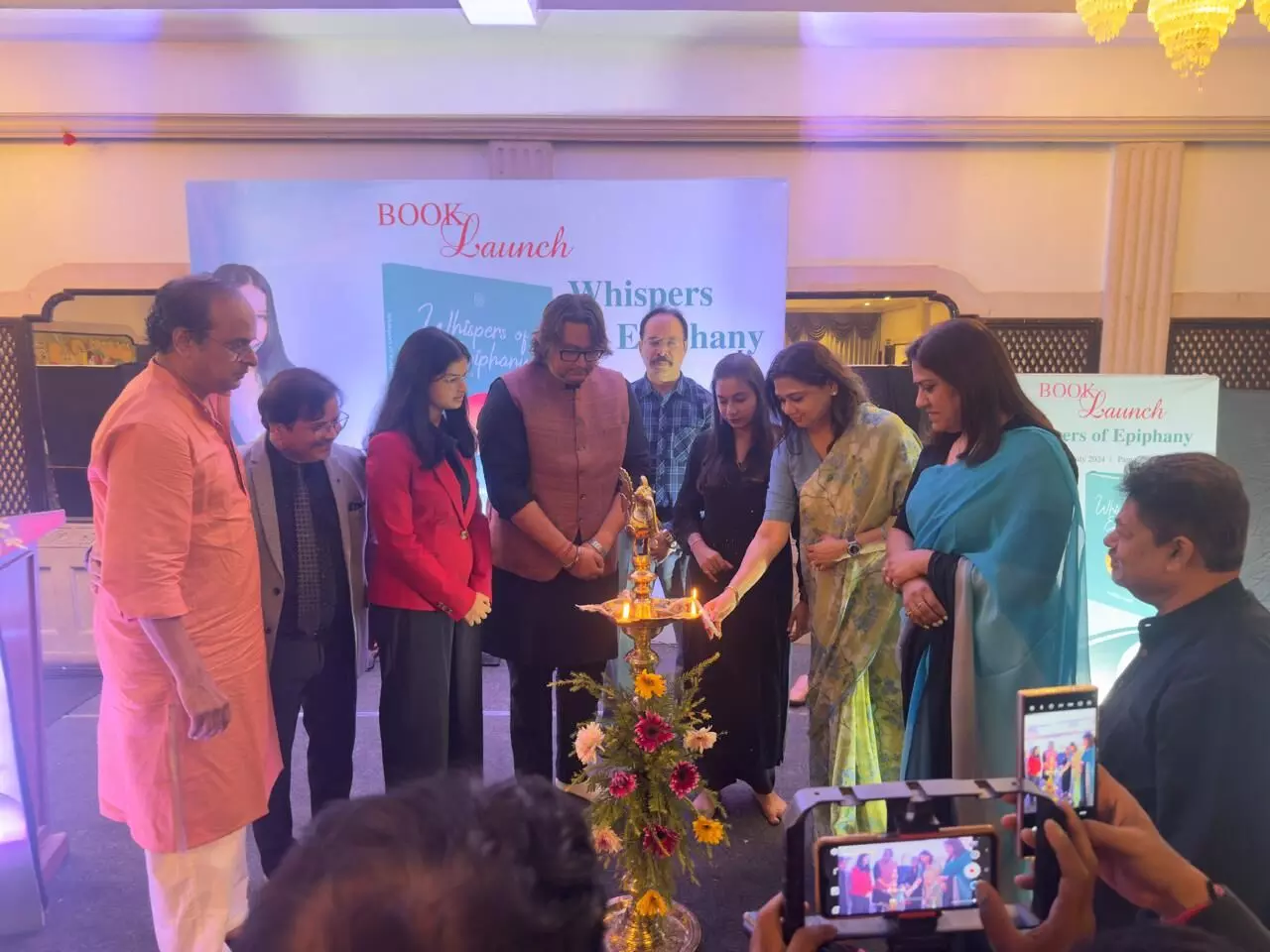 Young Author Anshika Singhs Debut Book Whispers of Epiphany Launched in Patna