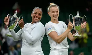 Siniakova and Townsend bag Wimbledon womens doubles title