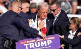 Trump authorises fundraising page for victims of shooting at his Pennsylvania rally