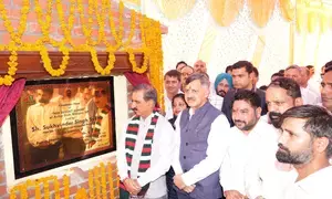 Himachal CM lays foundation stone of tourism complex in Bilaspur