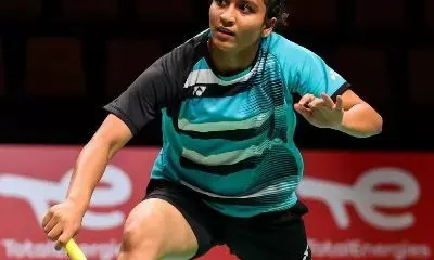 Saneeth DS, Tasnim Mir clinch singles titles in VV Natu Memorial tournament