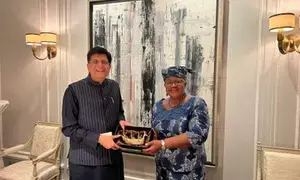 Piyush Goyal holds talks with WTO Chief on free and equitable trade