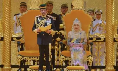 Brunei holds grand parade to mark 78th royal birthday