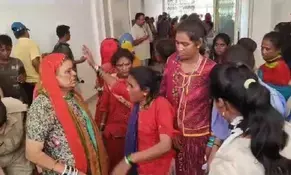 MP: Women strip at collector’s office over tribal youth’s custodial death