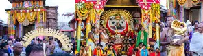 Odisha: Lakhs of devotees relish divine Suna Besha of Lord Jagannath & siblings in Puri