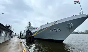 INS Tabar reaches Germanys Hamburg on three-day visit