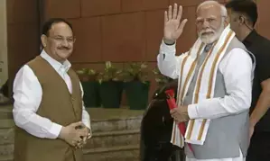 PM Modi meets party staffers BJP HQ, expresses gratitude for their dedication