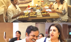 Farah Khan takes out her chef for a treat after reaching milestone