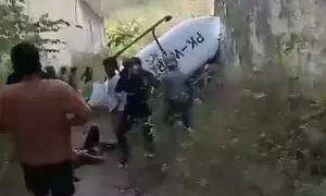 Five injured in helicopter crash in Indonesias Bali