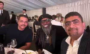 Legends Chris Gayle, Harbhajan, Suresh Raina participate in Corporate Six-A-Side Cricket