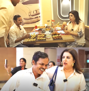 Farah Khan takes out her chef for a treat after reaching milestone