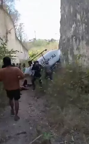 Five injured in helicopter crash in Indonesias Bali