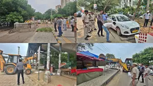 GMDA concludes anti-encroachment demolition drive on MG Road
