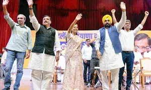 My husband is son of Haryana, says Arvind Kejriwals wife as AAP sounds poll bugle