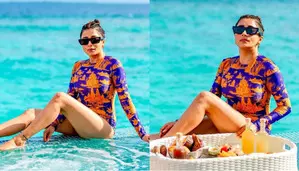 Vibe Check: Tina Datta enjoys her fancy Maldives vacation