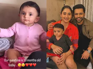 Rahul Vaidya, Disha Parmar celebrate 10 months of their sunshine  baby girl Navya