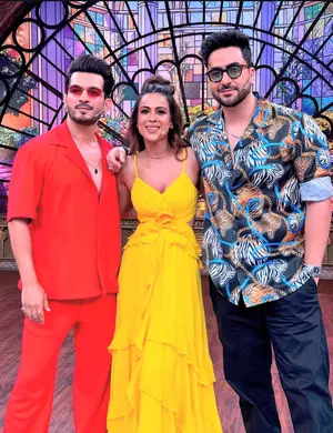 Nia Sharma gets into serious debate with Aly Goni over ’Sitaphal’ on Laughter Chefs set