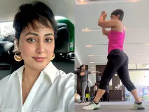 Hina Khan is taking one step at a time as she drops workout video amid chemotherapy