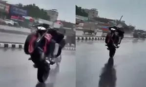 Hyderabad: Youth dies while doing bike stunts for reels