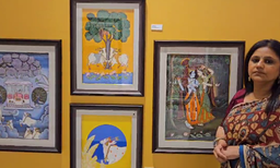 Paintings of Hindu deities captivate audiences at Delhis Bikaner House