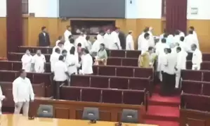Odisha Assembly session: Oppn stages walkout during Governors address