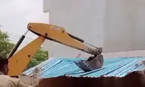 SI paper leak: ‘Illegal’ house of accused razed in Rajasthan