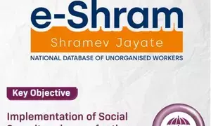 Number of unorganised workers registered on eShram portal rises to  29.79 crore