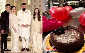 Sanjay Dutt pens sweet bday note for wife Maanayata; latter drops glimpses from celebration Sanjay Dutt pens sweet bday note for wife Maanayata; latter drops glimpses from celebration