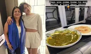 Priyanka Chopra back home after long outdoor shoot, relishes meal  cooked by her mom