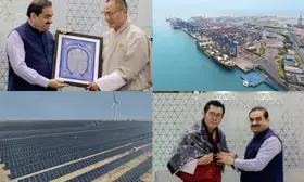 Bhutan King, PM visit Adanis 30 GW Renewable Energy site at Khavda & Mundra Port