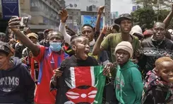 Kenyan protesters sustain month-long defiance