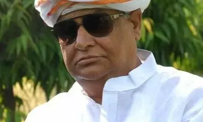 Raj BJP MLA Kirodi Lal Meena hands over evidence of paper leak to SOG ADG