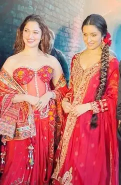 Shraddha, Tamannaah slay in red at launch of Stree 2 song Aaj Ki Raat