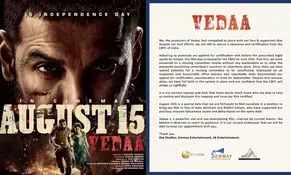 Producer Nikkhil Advani alleges delay by CBFC in giving clearance to ‘Vedaa’