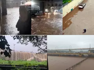 Rain wreaks havoc in Pune, boats rescue stranded people, schools shut Rain wreaks havoc in Pune, boats rescue stranded people, schools shut