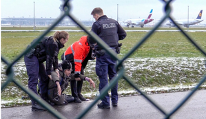 Climate activists block Germanys largest airport