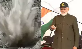PM Modi carries out first blast of Shinkun La tunnel in Ladakh