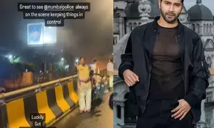 Varun Dhawan: Great to see Mumbai Police always keeping things in control