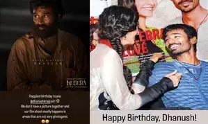 Rashmika Mandanna, Sonam Kapoor wish their co-star Dhanush ‘happiest birthday’