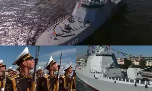 Indian warship joins Russias traditional Navy Day parade in St Petersburg