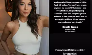 Eva Longoria makes blunt appeal to vote for Democrats: No more voting if Trump wins