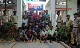 28 Bangladeshi nationals, two Rohingyas held in Tripura for illegal entry (Lead)