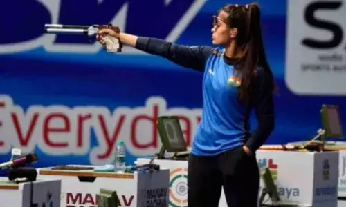 CM Nitish Kumar Lauds Manu Bhakers Historic Olympic Bronze in Shooting CM Nitish Kumar Lauds Manu Bhakers Historic Olympic Bronze in Shooting