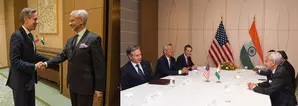 EAM Jaishankar and US Secretary Blinken hold talks in Tokyo EAM Jaishankar and US Secretary Blinken hold talks in Tokyo